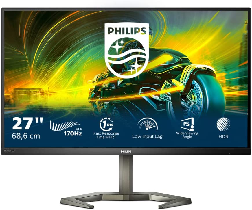 PHILIPS MONITOR 27 LED IPS 16:9 2560x1440 1MS 170HZ 350 CDM, HDMI / DP, PIVOT, MULTIMEDIAL