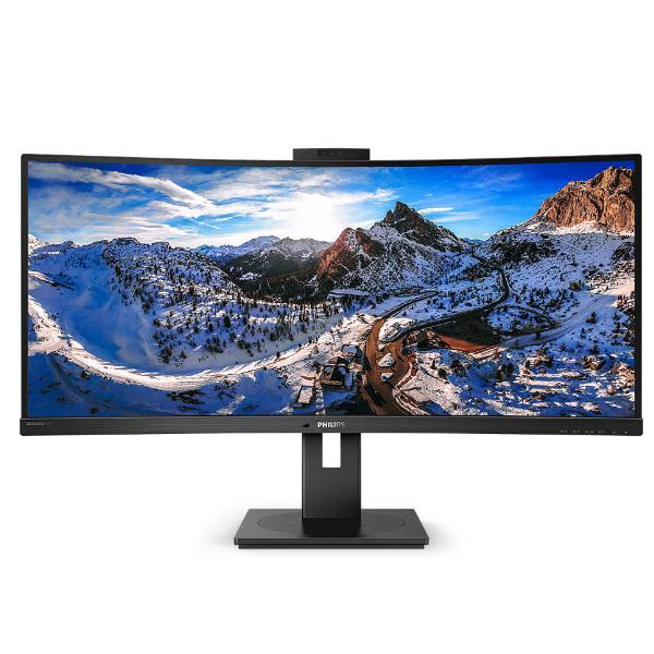 PHILIPS MONITOR CURVO 34 LED VA 21:9 3440X1440 500 CD/M, DP/HDMI, USB-C, WEBCAM, ALTEZZA,