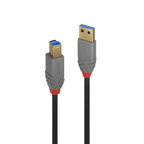 LINDY 5M USB 3.1 GEN1  KABEL A/B, ANTHRA