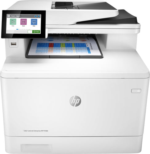 HP MULTIF. LASER A4 COLORE, LASERJET M480F, 27PPM, FRONTE/RETRO, USB/LAN  4 IN 1