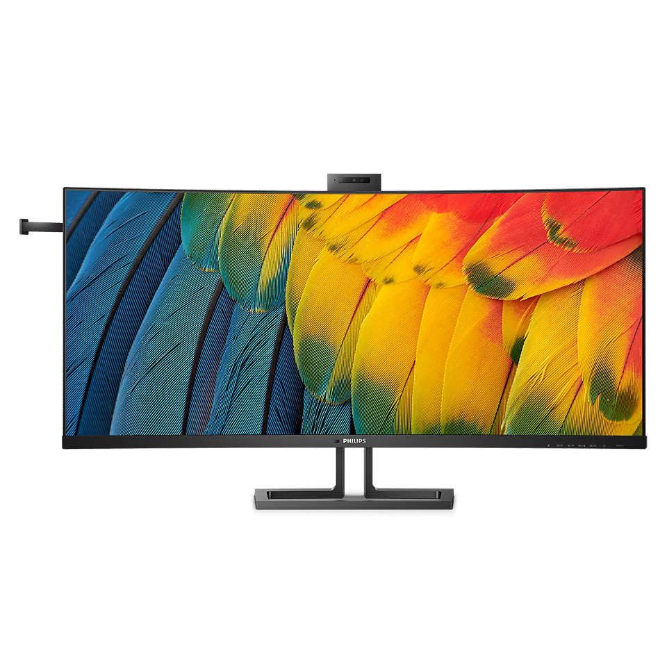 PHILIPS MONITOR CURVO 40 WLED IPS 21:9 WUHD 4MS, DP/HDMI, USB-C DOCKING, WEBCAM, REG ALTEZ