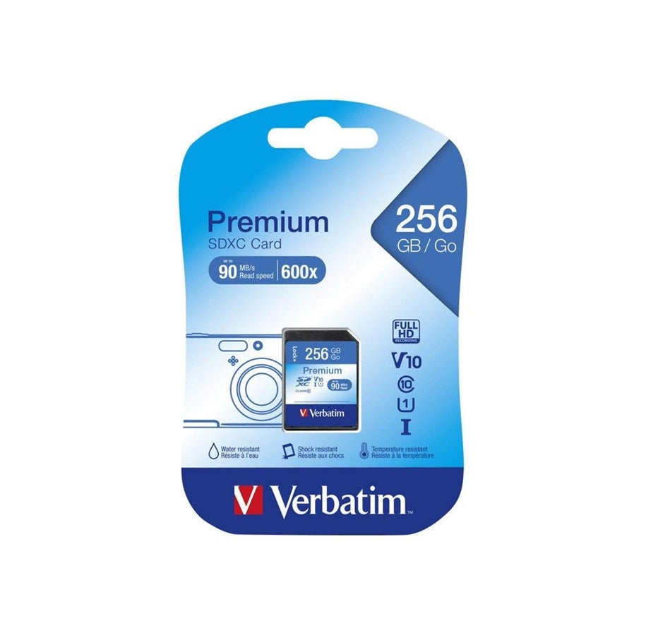 VERBATIM SD CARD XC UHS1 (SDXC) 256GB CLASS 10