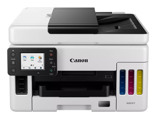 CANON MULTIF. INK A4 COLORE, MAXIFY GX6050, 24PPM, ADF, MEGA TANK, USB/LAN/WIFI - 3 IN 1