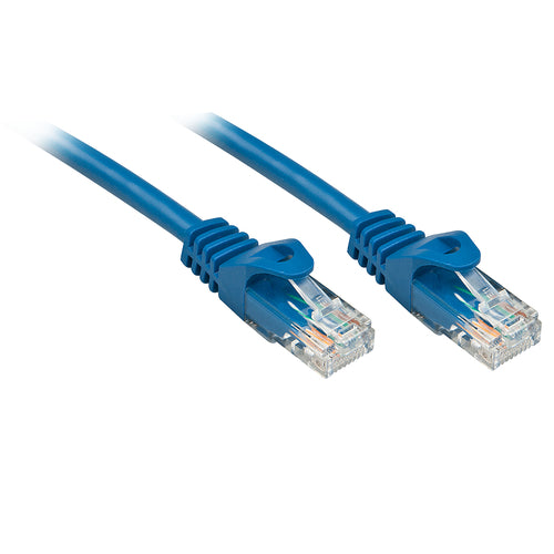 LINDY CAVO DI RETE CAT. 6U/UTP BASIC CONNETTORE RJ45 NON SCHERMATO GUAINA IN PVC 0.3 MT BL