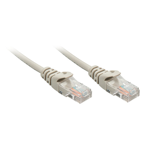 LINDY CAVO DI RETE PATCH CAT.5E U/UTP 3 MT CONNETTORE RJ-45 NON SCHERMATO GRIGIO 10 ANNI D