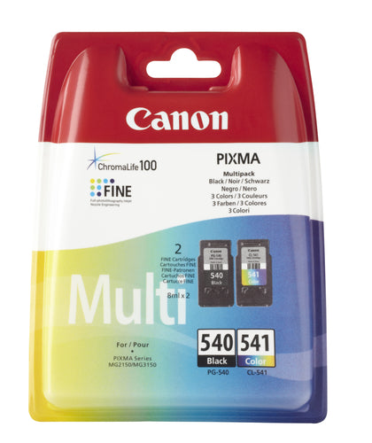 CANON CART INK NERO + COLORE PG540/CL541 PER MG2150/3150 TS