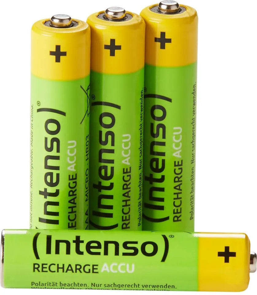 INTENSO BATTERIE RICARICABILI ENERGY ECO AAA HR03 4PCS BLISTER 1000MAH