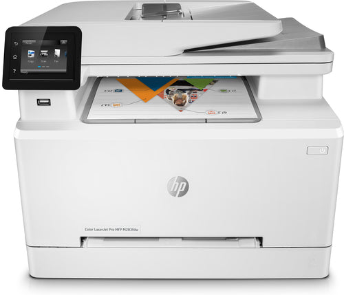 HP MULTIF. LASER A4 COLORE, LASERJET PRO M283FDW, 21PPM, FRONTE/RETRO, USB/LAN/WIFI, 4 IN