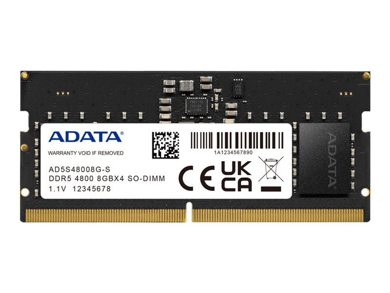 ADATA RAM SODIMM 8GB DDR5 4800MHZ