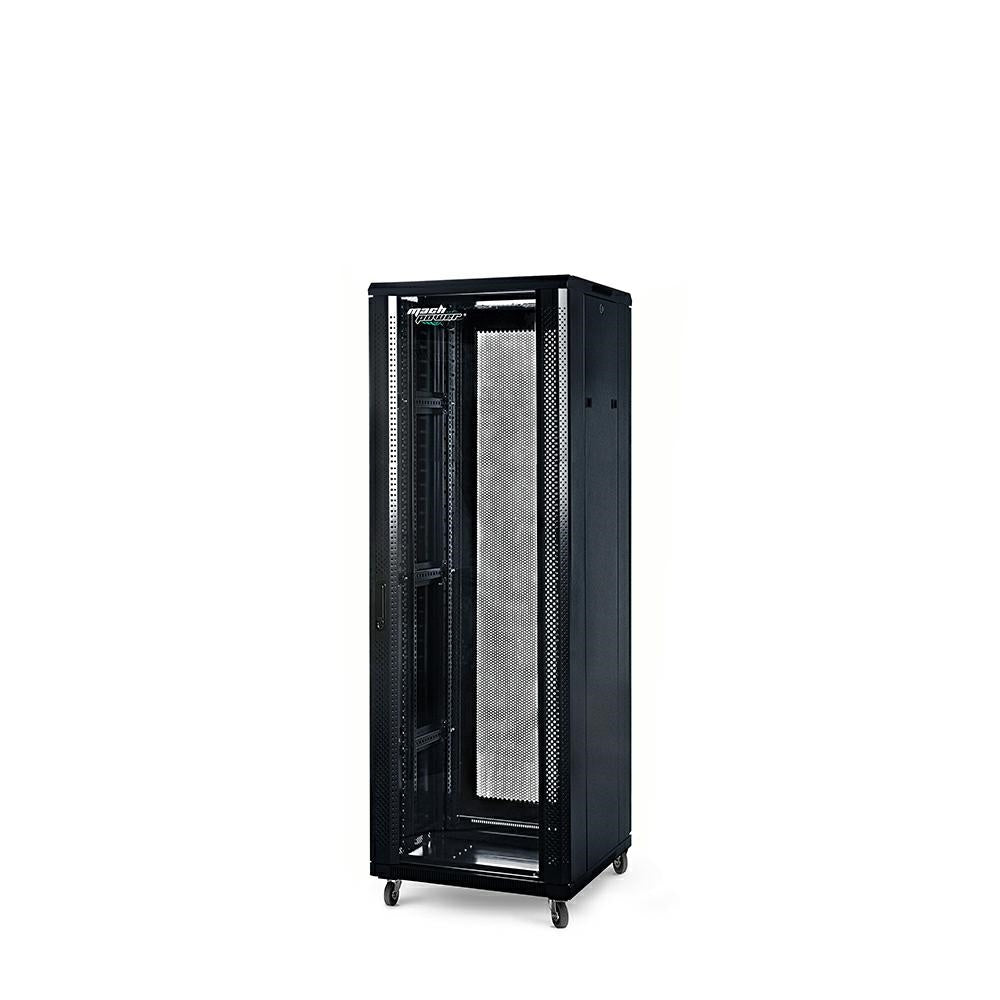 MACHPOWER RACK A PAV. 32U 600X600X1600 (2VEN.,RUOTE,4MON.) NERO