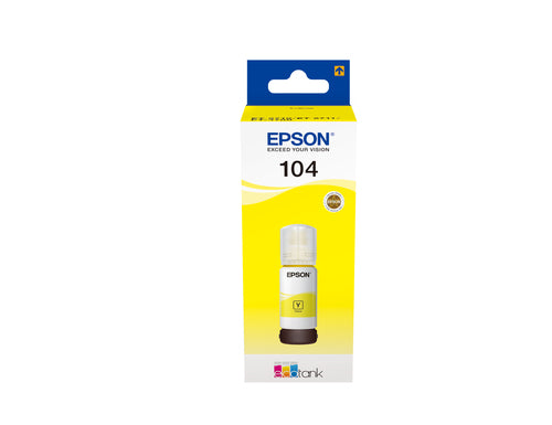 EPSON FLACONE ECOTANK GIALLO 65ML, 104