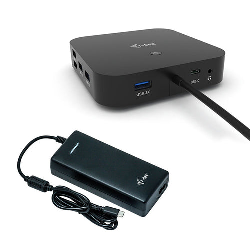 I-TEC USB-C DUAL DISPLAY DOCKING STATION WITH POWER DELIVERY 100 W + I-TEC UNIVERSAL CHARG