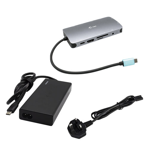 I-TEC DOCKING STATION USB-C METAL NANO DOCK HDMI/VGA + LAN + POWER DELIVERY 100 W + CHARGE