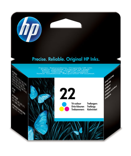 HP CART INK COLORE 3940/D2360/2460  NUM.22