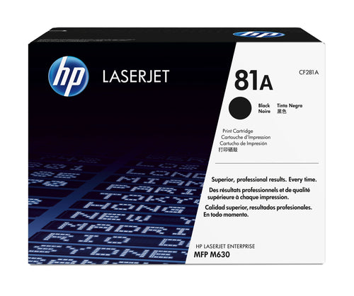 HP TONER NERO 81A 10.500PAG PER SERIE M604 M605 M606