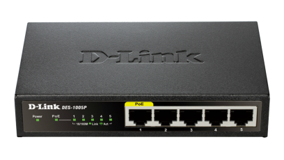 D-LINK SWITCH 5 PORTE 10/100 DI CUI 1 POE DESKTOP