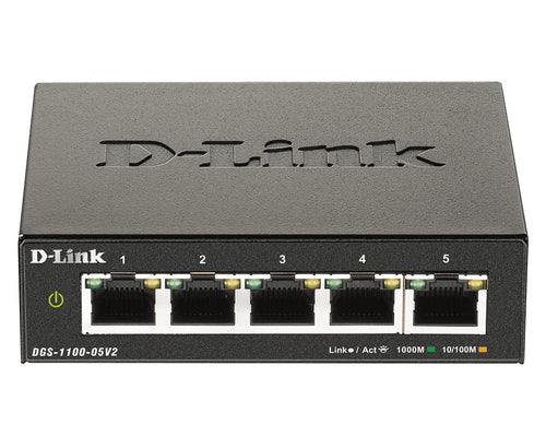 D-LINK SWITCH 5 PORTE GIGABIT MANAGED