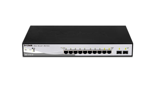 D-LINK SWITCH 8 PORTE GIGABIT + 2 PORTE SFP SMART+