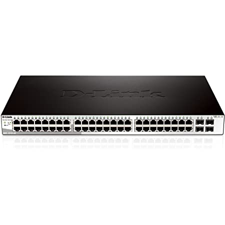 D-LINK SWITCH 48-PORT 10/100/1000BASE-T + 4-PORT 1 GBPS SFP PORTS METRO ETHERNET SWITCH