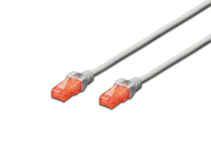 DIGITUS CAVO DI RETE UTP, CAT 6, NON SCHERMATO, 3MT, GRIGIO