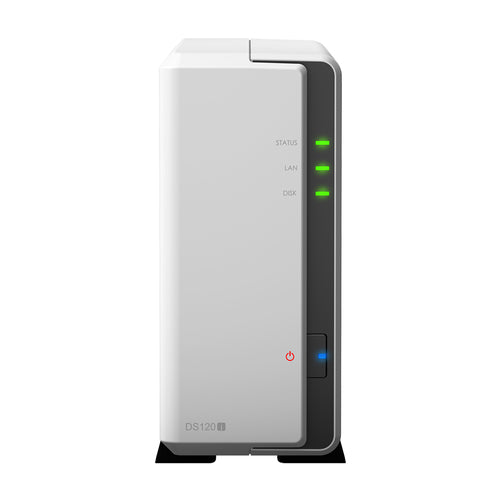 SYNOLOGY NAS TOWER 1BAY 2.5&#34;/3.5&#34; HDD SATA, MARVELL A3720 2CORE 800MHz, 512MB DDR3