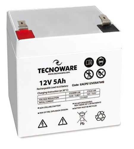 TECNOWARE POWER BATTERY 12V 5AH FASTON 6,3MM