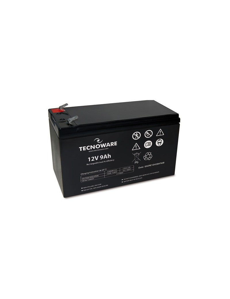 TECNOWARE POWER BATTERY 12V 9AH FASTON 6,3 MM