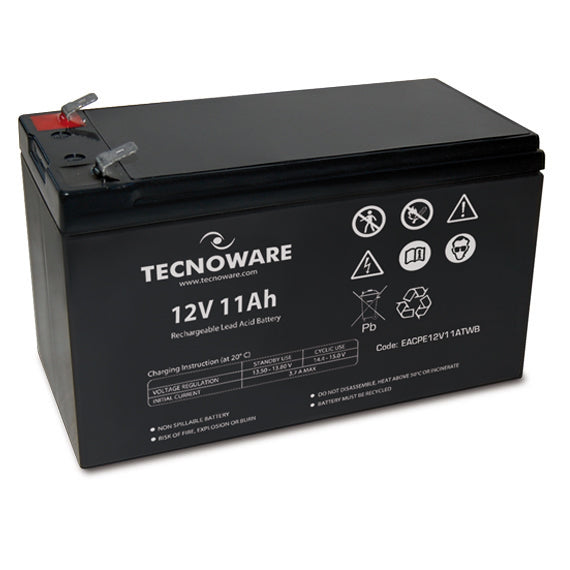 TECNOWARE BATTERIA PER UPS 12V 11AH FASTON6,3 MM