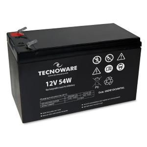 TECNOWARE POWER BATTERY TECNOWARE 12V 54W ( 11Ah) FASTON 6,3 MM LONG LIFE