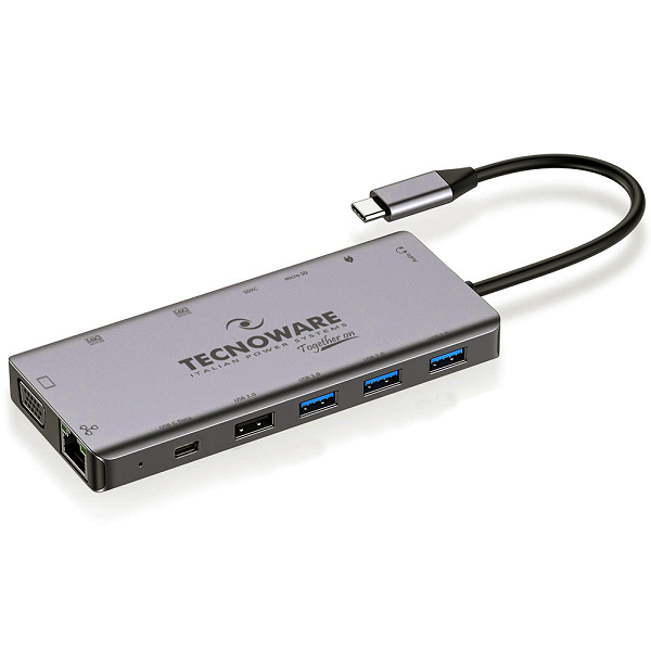 TECNOWARE HUB USB TYPE-C HUB 13 IN 1 ADAPTER