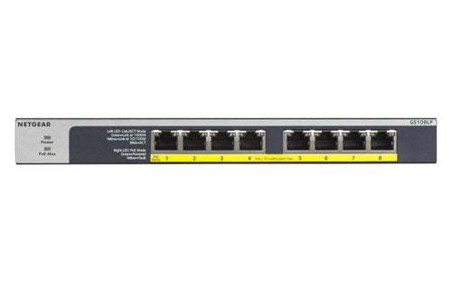 NETGEAR SWITCH 8 PORTE GIGABIT POE