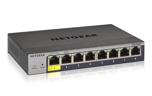 NETGEAR SWITCH 8 PORTE (DI CUI 2 SFP) GIGABIT