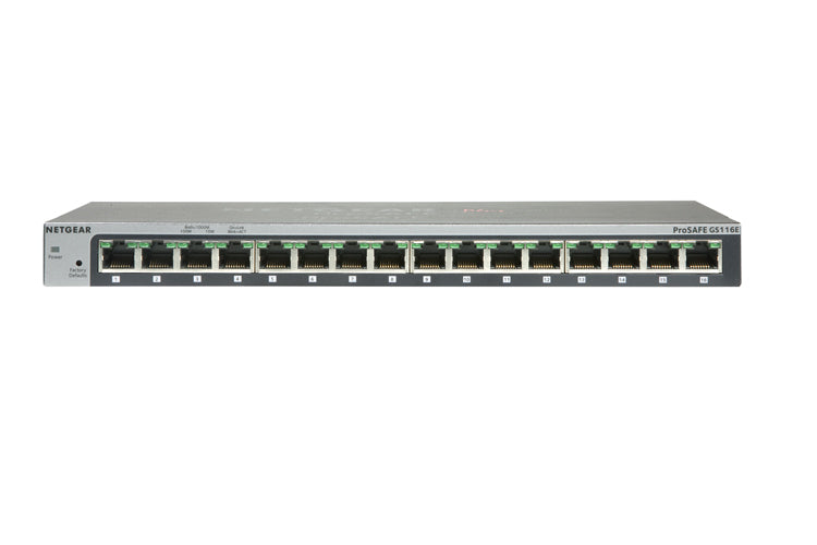 NETGEAR SWITCH GIGABIT ETHERNET 16 PORTE