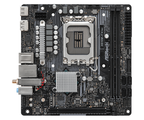 ASROCK MB H610, H610M-ITX/AC, LGA 1700, 2DDR4, SATA3, MINI ITX, ALDER LAKE