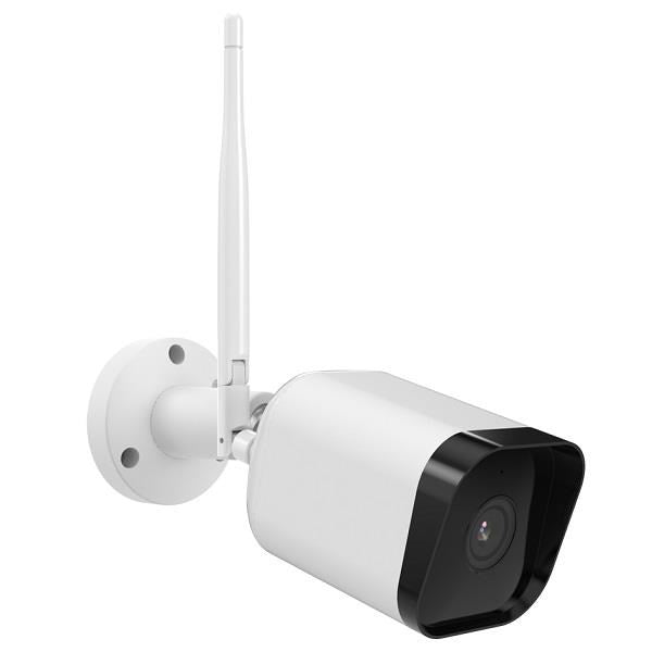 TELECAMERA ISIWI WIRELESS SQUARE 4MPX BULLET FISSA PER ESTERNO IR LED AUDIO BIDIREZIONALE