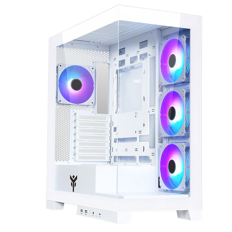 ITEK CASE SHOWBUI 45W - GAMING  TOWER, ATX, 4X12CM ARGB FAN,  2XUSB3, TYPE-C, SIDE  FRONT