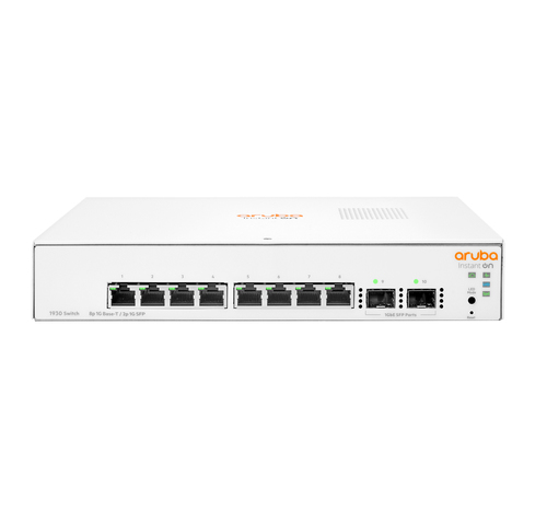 HPE ARUBA INSTANT ON SWITCH 1930 8 PORTE GIGABIT 2 SLOT SFP LAYER 4