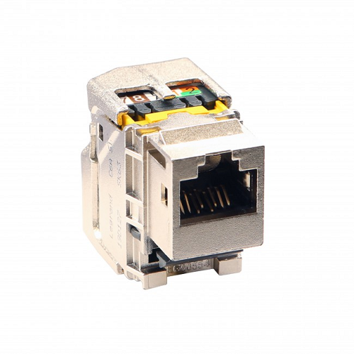 LEGRAND CONNETTORE KEYSTONE TOOLLESS  RJ45 NERO CAT. 6A  STP  PER SERIE CIVILE