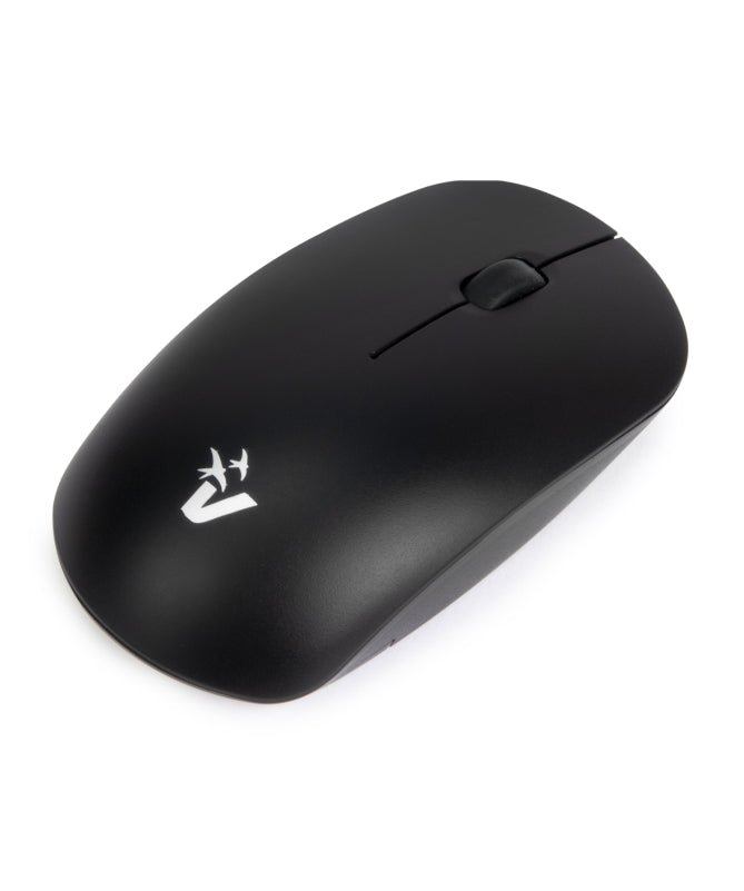 VULTECH MOUSE WIRELESS MW-08N 1600DPI SILENZIOSO BATTERIA INTEGRATA, NERO