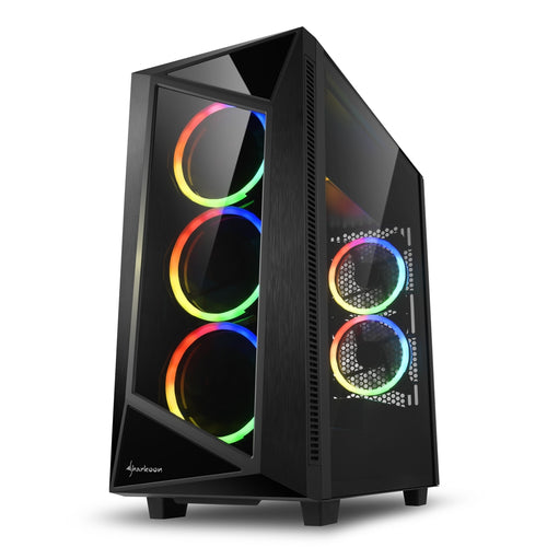 SHARKOON CASE REV200 ATX 7 SLOTS EXPANSION 2 USB 3.0, 2 USB 2.0, DRIVE BAY DA 2,5&#34;/3,5