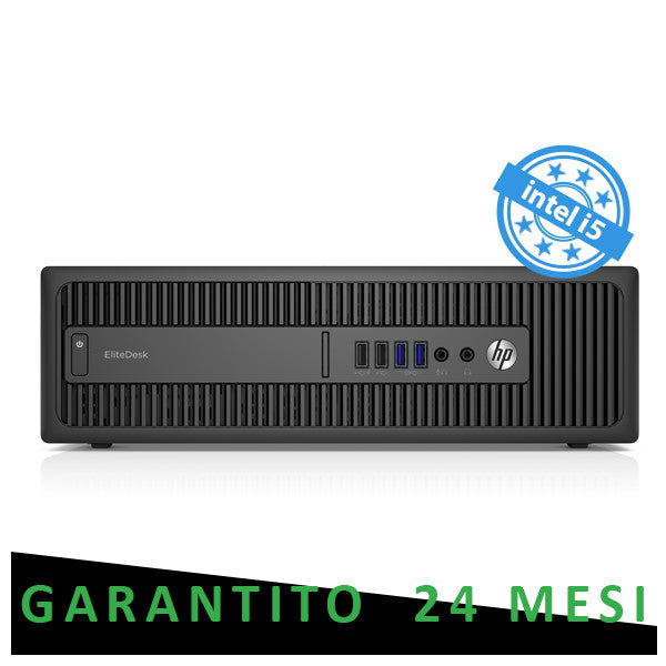 RINOVO PC SFF HP REFURBISHED 600-800 G2 I5-6X00 DDR4 8GB 256GB SSD NO DVD GAR 2 ANNI