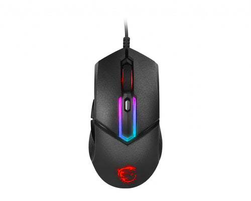 MSI MOUSE GAMING CLUTCH GM30 LED RGB SENSORE OTTICO MAX DPI 6200