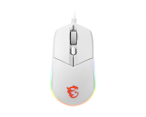 MSI MOUSE GAMING CLUTCH GM11 WIRED LED ROSSO SENSORE OTTICO