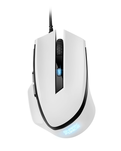 SHARKOON MOUSE GAMING SHARK-FORCE2-WH, 4200 DPI, USB, 1.8MT, BIANCO