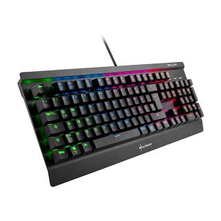 SHARKOON TASTIERA GAMING MECCANICA SKILLER MECH SGK3, ILLUMINAZIONE RGB PERSONALIZZABILE,