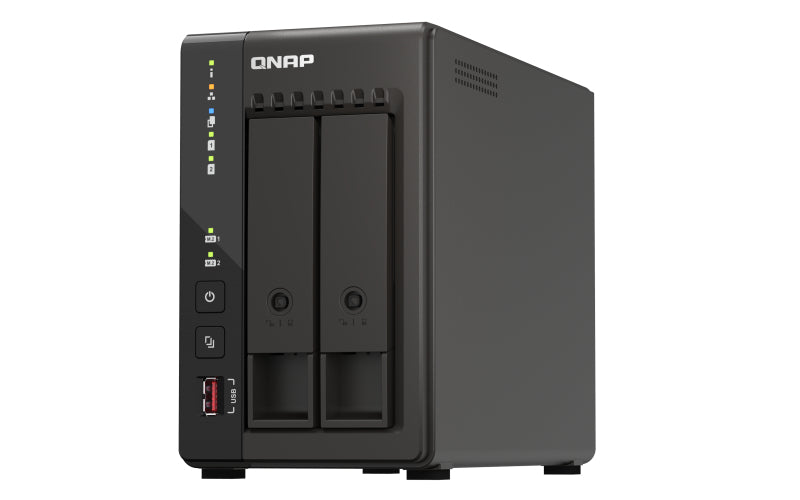 QNAP NAS TS-253E Tower 2-Bay CPU Celeron J6412 Dual Core + 8 GB DDR4 2x M.2 gen.3x1 + 2x 2