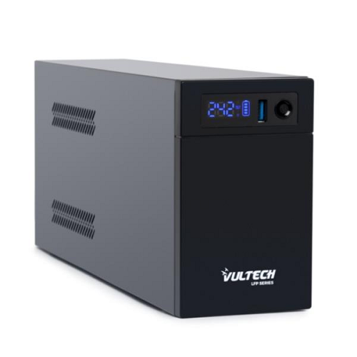 VULTECH UPS 1400VA LFP LINE INTERACTIVE CON SCHERMO LED - BATTERIA LITIO FERRO FOSFATO LIF