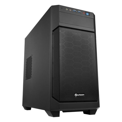 SHARKOON CASE MINI-ITX, MICRO-ATX, 2XUSB3.0, AUDIO IN-OUT, 1X120MM FAN FRONT, 1X120MM FAN