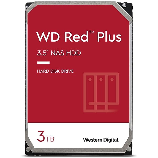 WESTERN DIGITAL HDD INTERNO RED PLUS 3TB 3,5 SATA 6GB/S 5400RPM