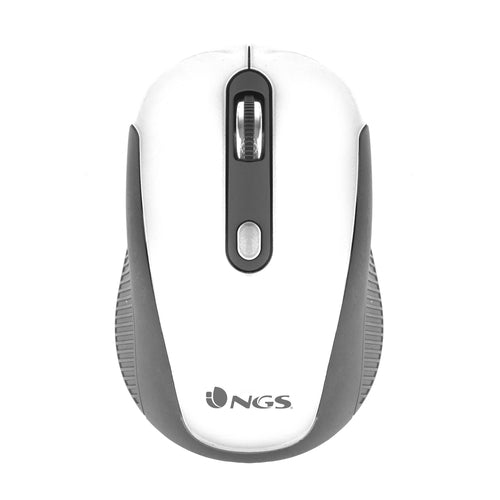 NGS MOUSE OTTICO MINI WIRELESS 800/1600DPI CON 3 TASTI + ROTELLA SCORRIMENTO COLORE BIANCO